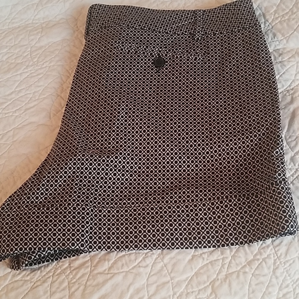 Black and White Shorts